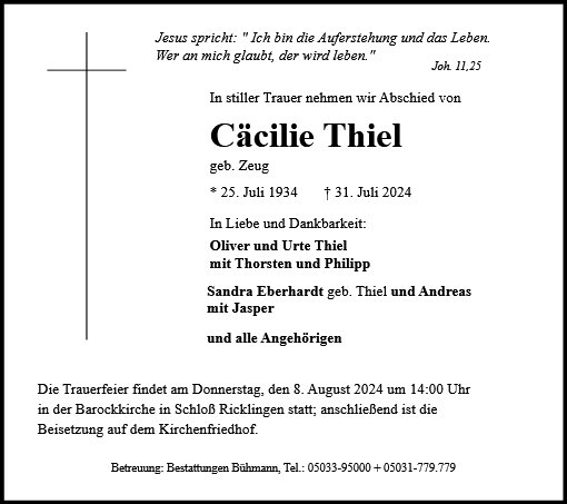 Cäcilie Thiel