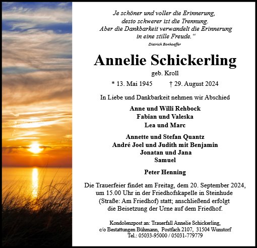 Annelie Schickerling