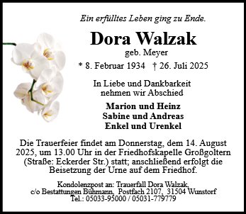 Dora Walzak
