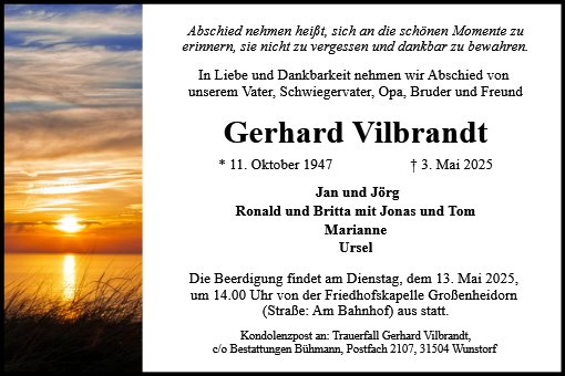 Gerhard Vilbrandt