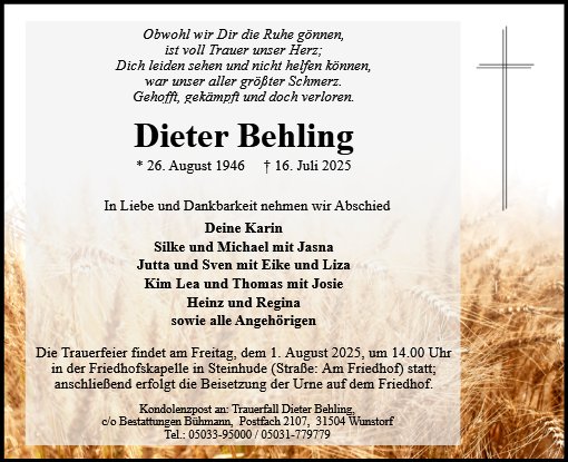 Dietrich Behling