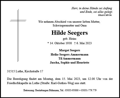 Hilde Seegers
