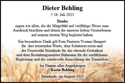 Dietrich Behling