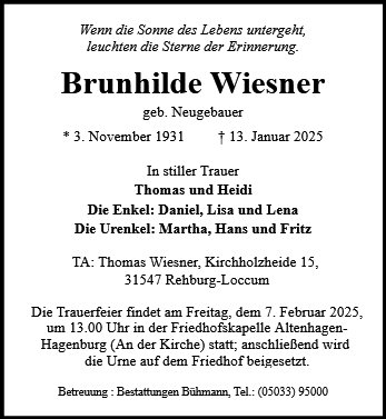 Brunhilde Wiesner