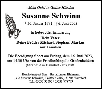 Susanne Schwinn