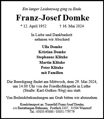 Franz-Josef Domke