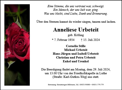 Anneliese Urbeteit