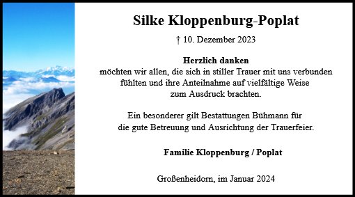Silke Kloppenburg-Poplat