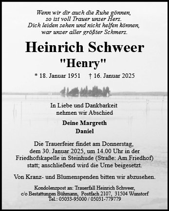 Heinrich (Henry) Schweer