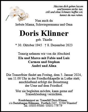 Doris Klinner