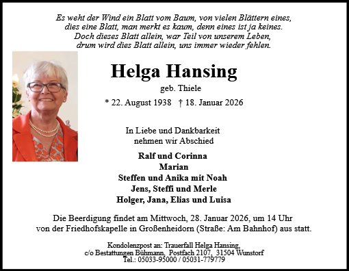 Helga Hansing