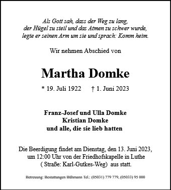 Martha Domke