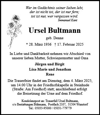 Ursel Bultmann