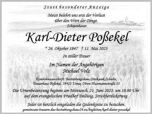 Karl-Dieter Poßekel
