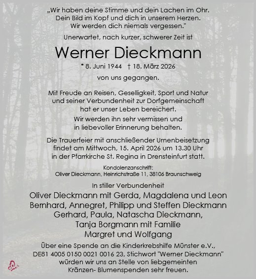 Werner Dieckmann