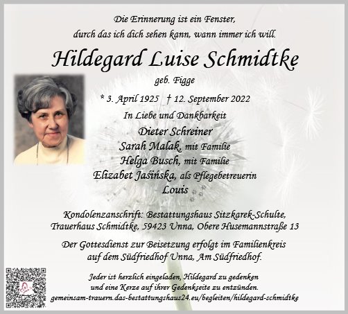 Hildegard Schmidtke