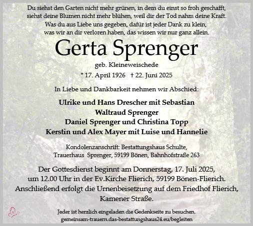 Gerta Sprenger