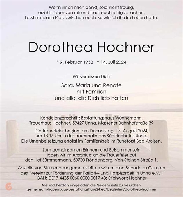 Dorothea Hochner