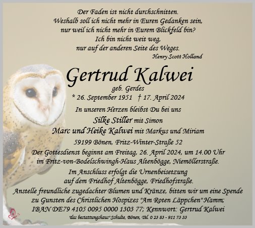 Gertrud Kalwei