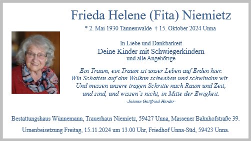 Frieda Niemietz