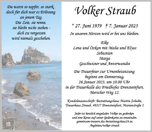Volker Straub