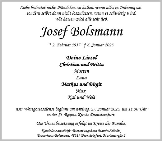 Josef Bolsmann