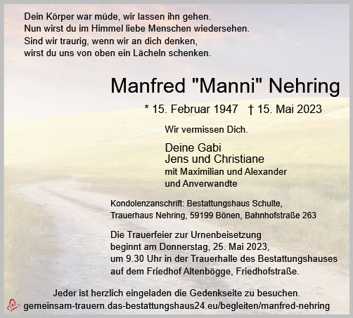 Manfred Nehring 
