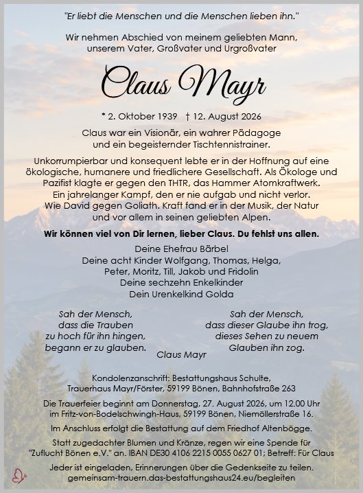 Claus Mayr