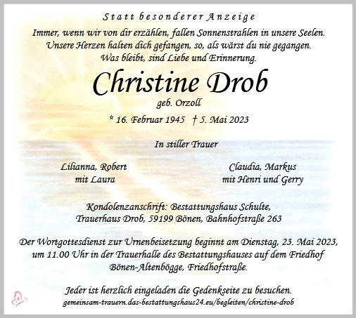 Christine Drob