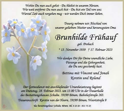 Brunhilde Frühauf