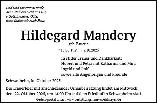 Hildegard Mandery