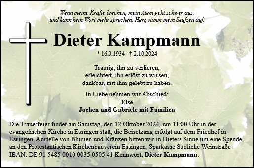 Dieter Kampmann