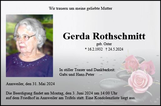 Gerda Rothschmitt