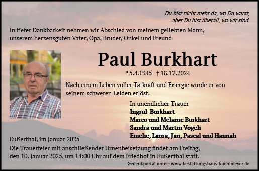 Paul Burkhart