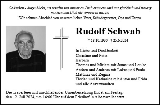 Rudolf Schwab