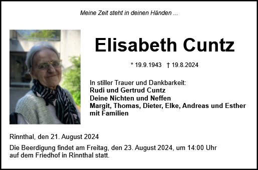 Elisabeth Cuntz