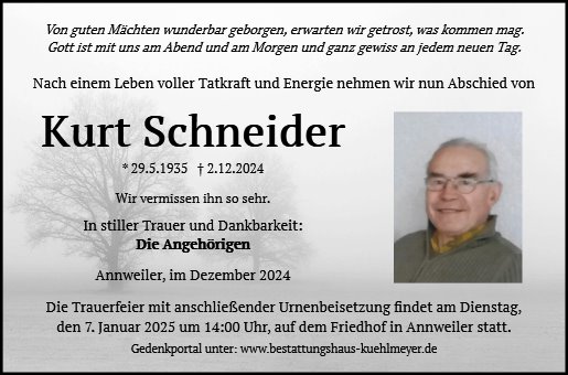 Kurt Schneider