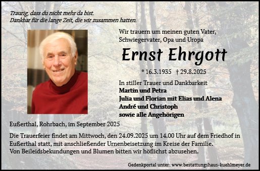 Ernst Ehrgott