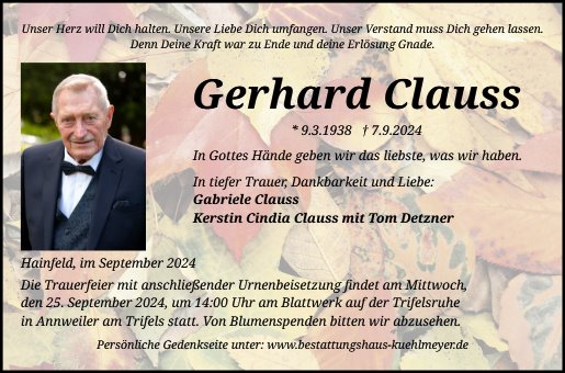 Gerhard Clauß