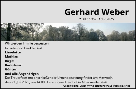 Gerhard Weber