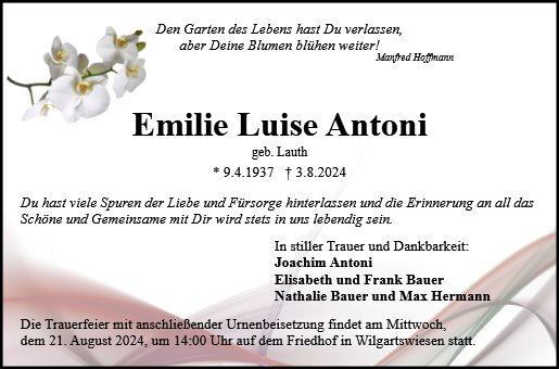 Emilie Luise Antoni