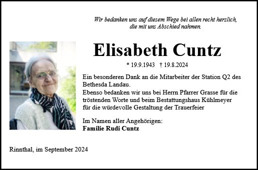 Elisabeth Cuntz