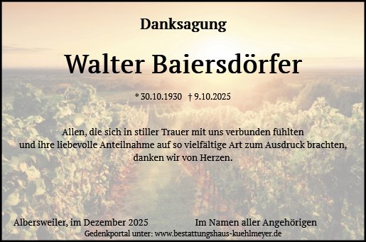 Walter Baiersdörfer