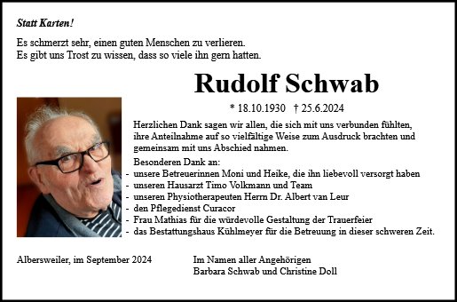 Rudolf Schwab