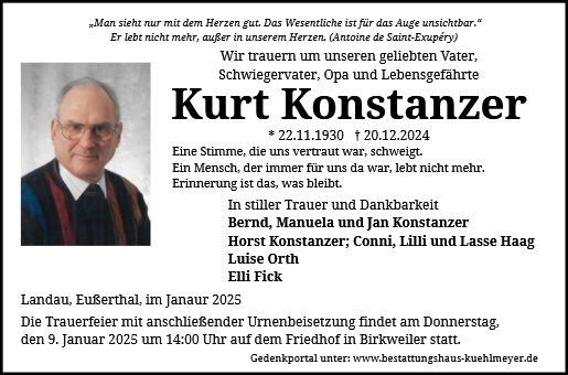 Kurt Konstanzer