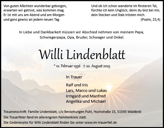 Willi Lindenblatt