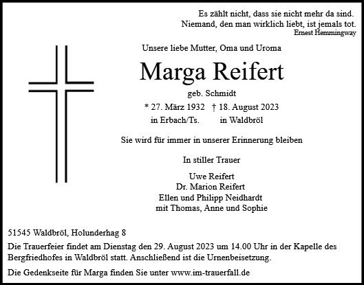 Margarete Reifert