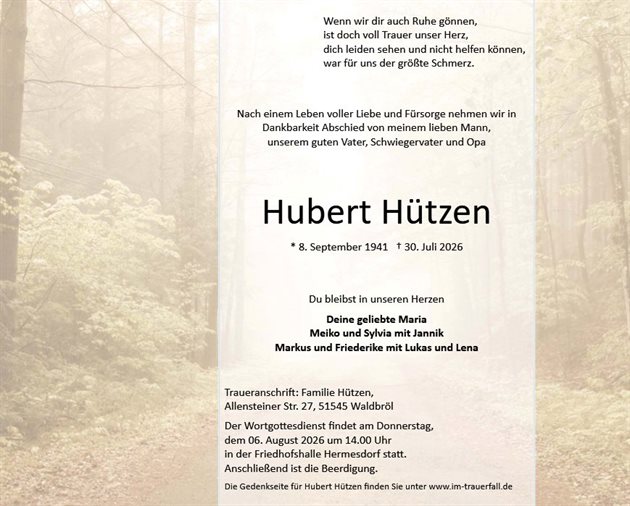 Hubert Hützen