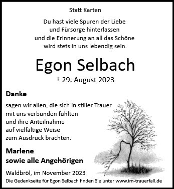 Egon Selbach