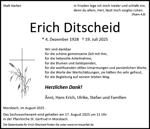 Erich Ditscheid